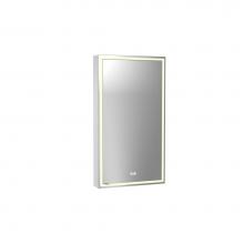 Madeli MC-PI2036-SM-04-L00-PC - Madeli Pioneer Lighted Mirrored Cabinet, Surface Mount, 20'' x 36'' x 4-3/4&ap