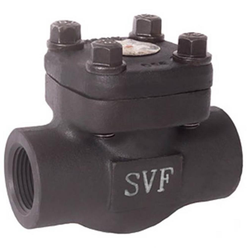 1 1/4'' FGD CARBON STEEL CHECK VALVE FIP THREAD, A105,800LB API 602, MRO1.75,API 598