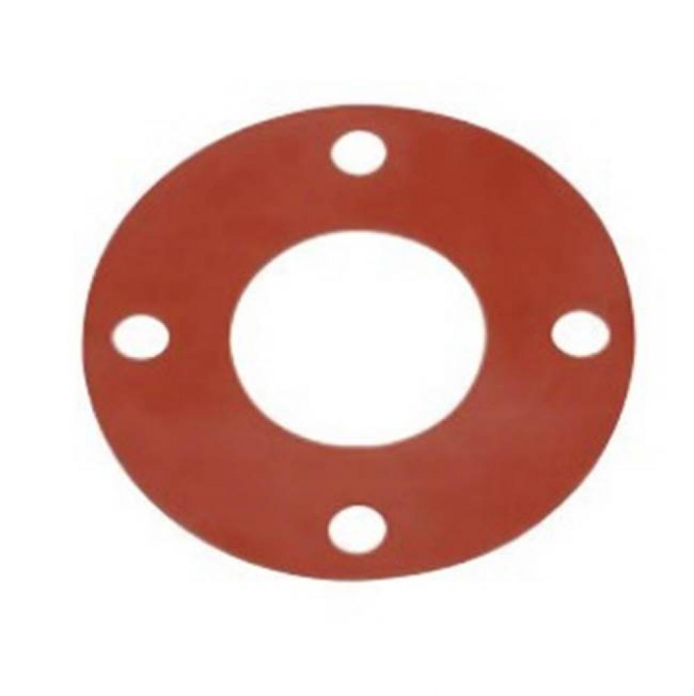 2-1/2'' Flg 1/8'' Red Rub Ff Gasket