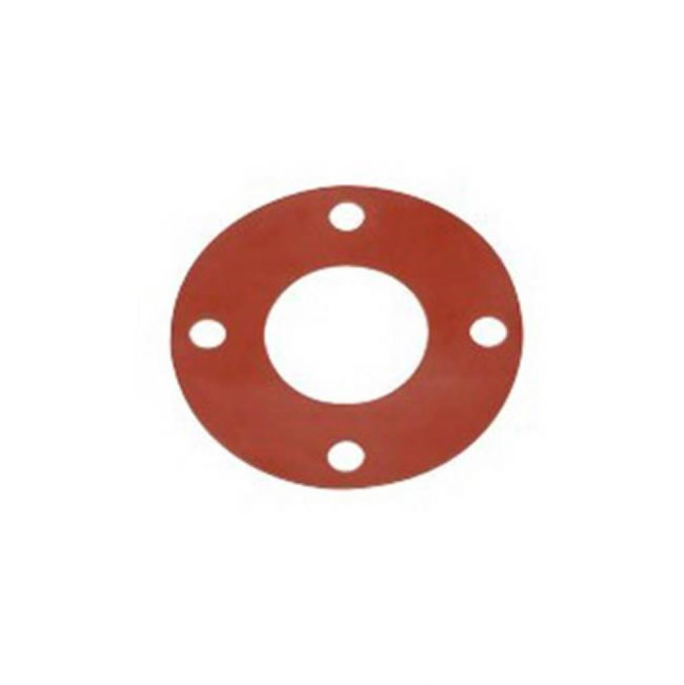 10'' Flg Pltd Bolt/Gasket Set 1/8'' Full Face Red Rubber Gskt