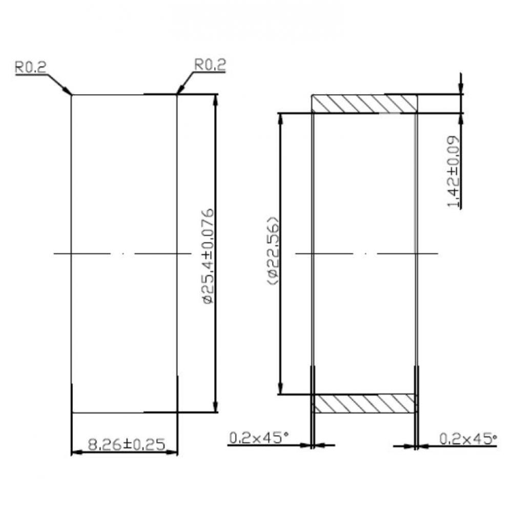 3/4'' CRIMP RING PEX COPPER