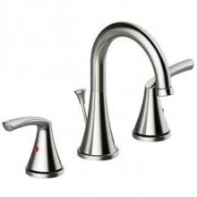 Matco Norca An-480Bn - 2 Handle Bn 8'' Widespread High Arc Lav Faucet, Metal Lever Handles, Ceramic Cartridge,