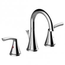 Matco Norca An-480C - 2 Handle Cp 8'' Widespread High Arc Lav Faucet, Metal Lever Handles, Ceramic Cartridge,