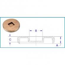 Matco Norca DB-CPCS07 - 1-1/2'' Domestic Brass Southern  Co Plug Csk