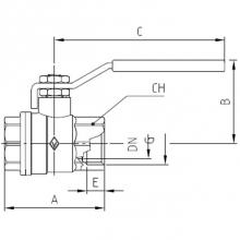 Matco Norca 758T09 - 2-1/2'' Ips Ball Valve Fp 400Wog