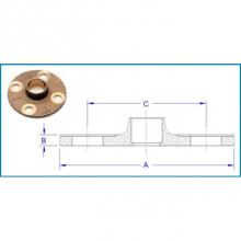 Matco Norca DB-CFCL12LF - 5'' 125No.  Lead Free Domestic Brass Swt Comp Flange