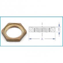 Matco Norca DB-LN03LF - 1/2'' Lead Free Domestic Brass Locknut