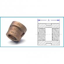 Matco Norca DB-RCX0908LF - 2-1/2'' X 2'' Xh Lead Free Domestic Brass Coupling