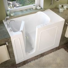 Meditub 2653LWS - MediTub Walk-In 26 x 53 Left Drain White Soaking Walk-In Bathtub