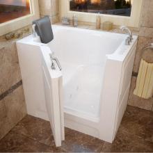 Meditub 2739RWH - MediTub Walk-In 27 x 39 Right Drain White Whirlpool Jetted Walk-In Bathtub