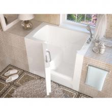 Meditub 2747RWA - MediTub Walk-In 27 x 47 Right Drain White Air Jetted Walk-In Bathtub