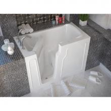 Meditub 2952LWA - MediTub Walk-In 29 x 52 Left Drain White Air Jetted Walk-In Bathtub