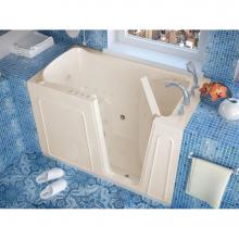 Meditub 3260RBD - MediTub Walk-In 32 x 60 Right Drain Biscuit Whirlpool and Air Jetted Walk-In Bathtub