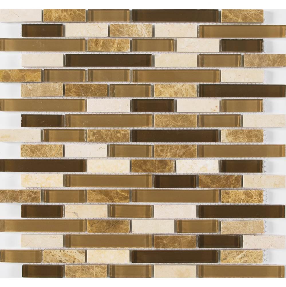 G-101 Vetro Marmi Cappucino Mixed Brick