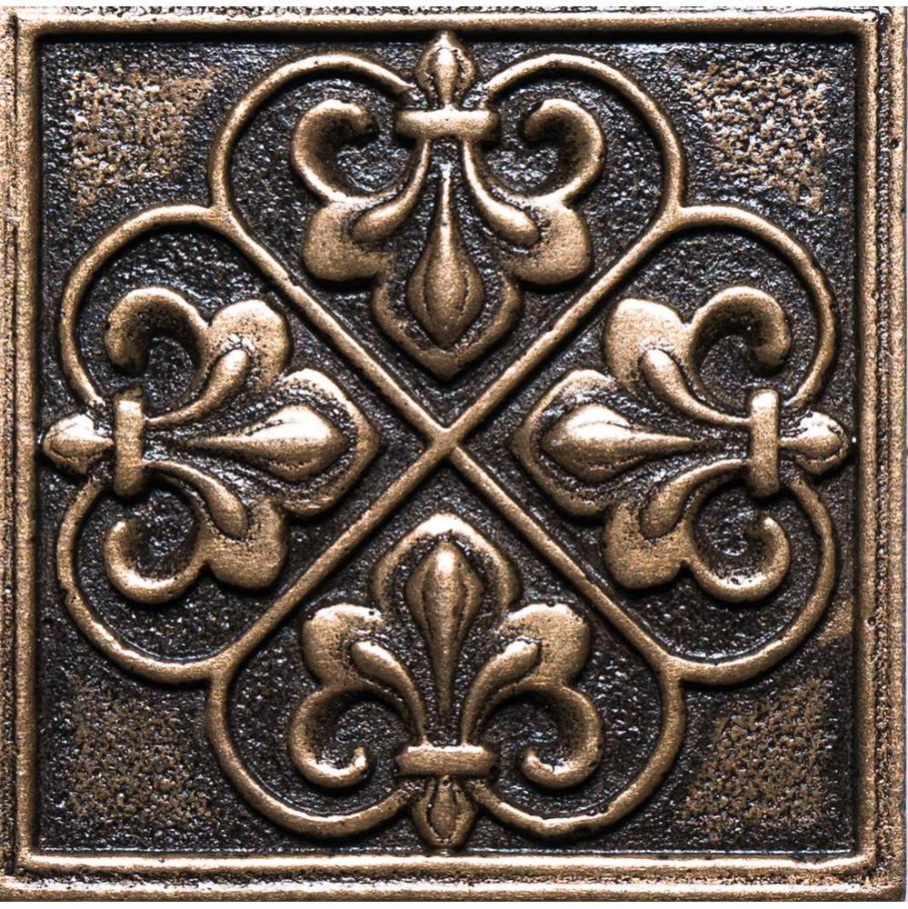 Antique Metal 2x2 Bronze Insert