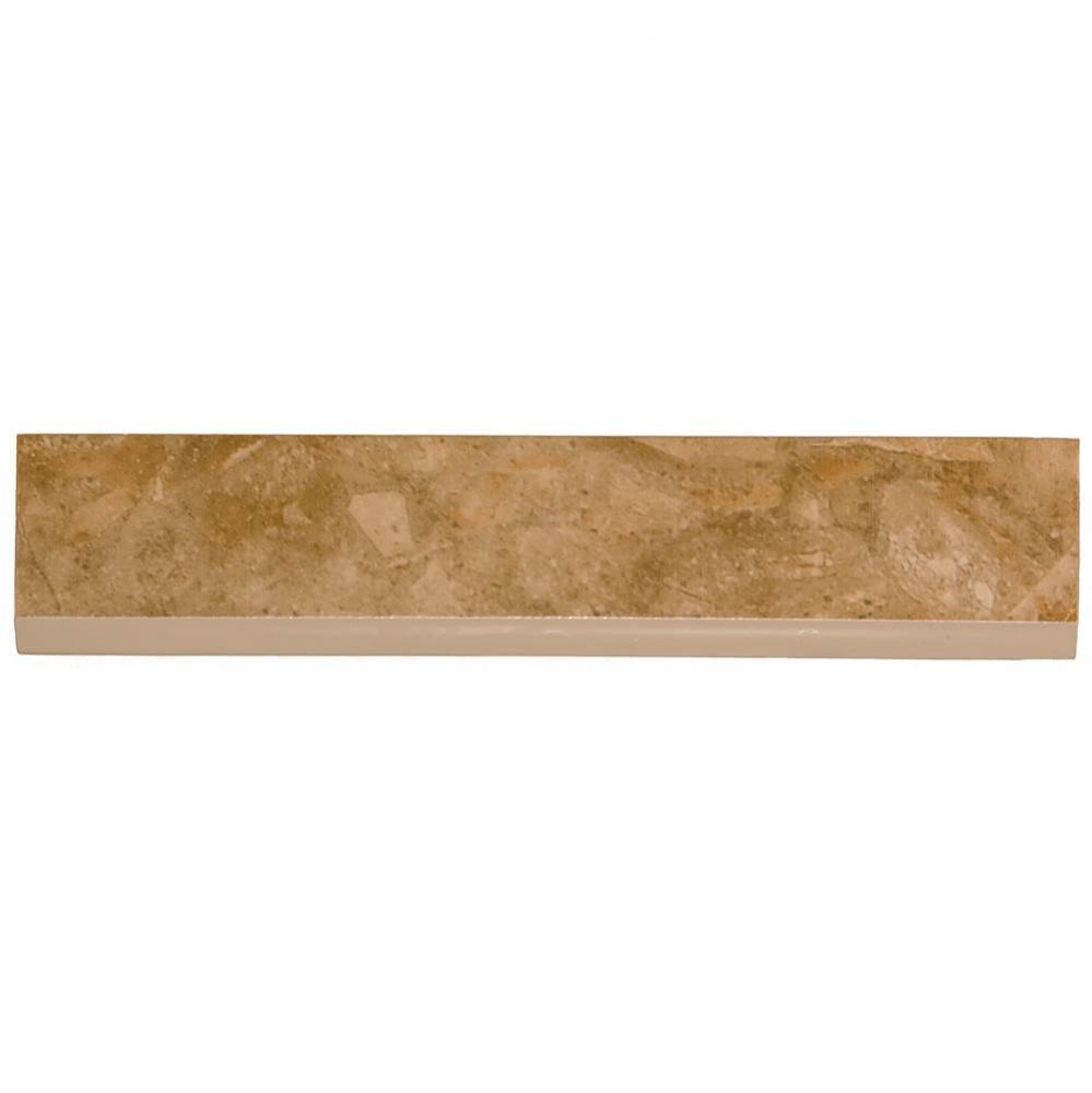 Botticino Marron 2x9.5 bullnose