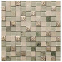 Merola Tile GVCRI5858BI - G-314 1x1 Cristallo Bianco Glass 11sf/cs