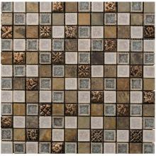 Merola Tile GVCRI5858GR - G-317 1x1 Cristallo Grigio Glass 11sf/cs