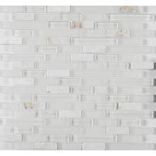 Merola Tile GVEMBMIXDCR - G-103 Vetro Marmi Carrara Mixed Brick