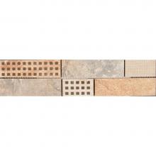 Merola Tile TROMI0210MULI - Romina Multi Seta 2x10 Mesh Listello
