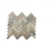 Merola Tile TVINT0103GYMO - Vintage 1x3 Herringbone Mosaic