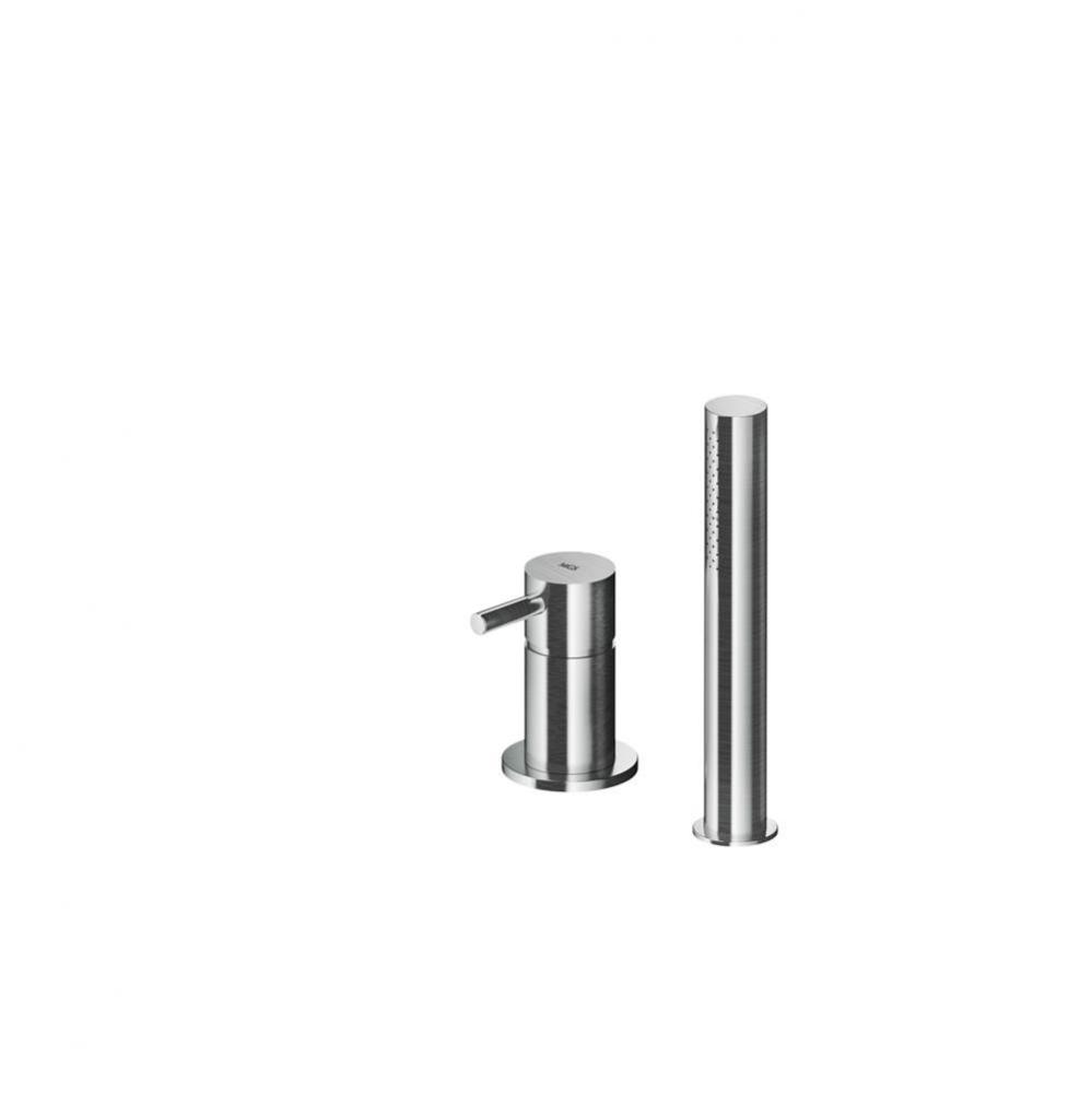 Single lever Mixer with hand shower - Black Steel