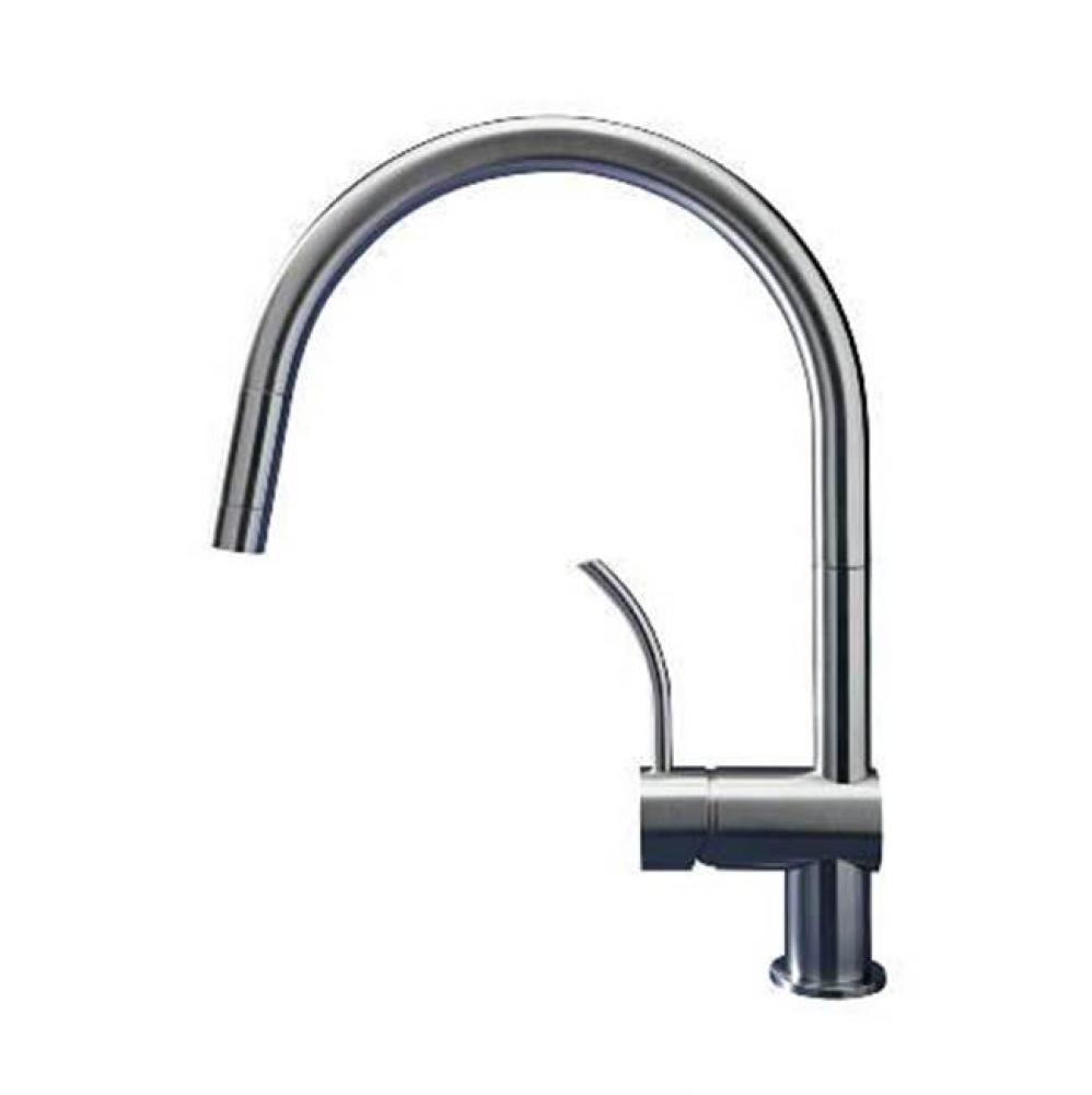 Single lever mixer with pull-out spout - Matte