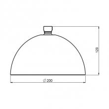 Nikles USA, Inc. BT200R05-BTHN/US - SOUND ROUND 200 SHOWER