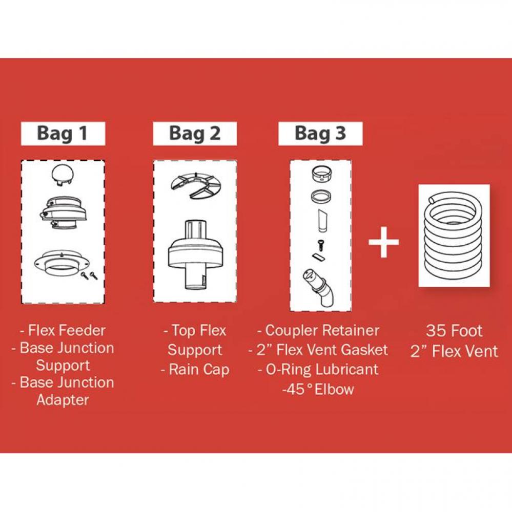 2X35 FT VENT KIT