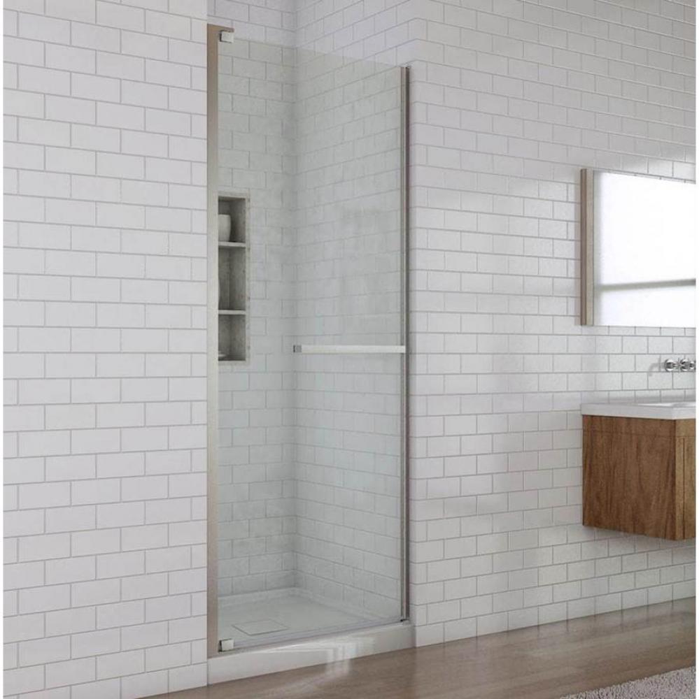 California 32, Hinged Alcove  Shower Doors, Chrome