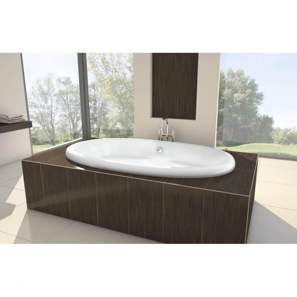 Legend Deck Mount 71 x 41,5, AeroMassage Bathtub, Glossy White