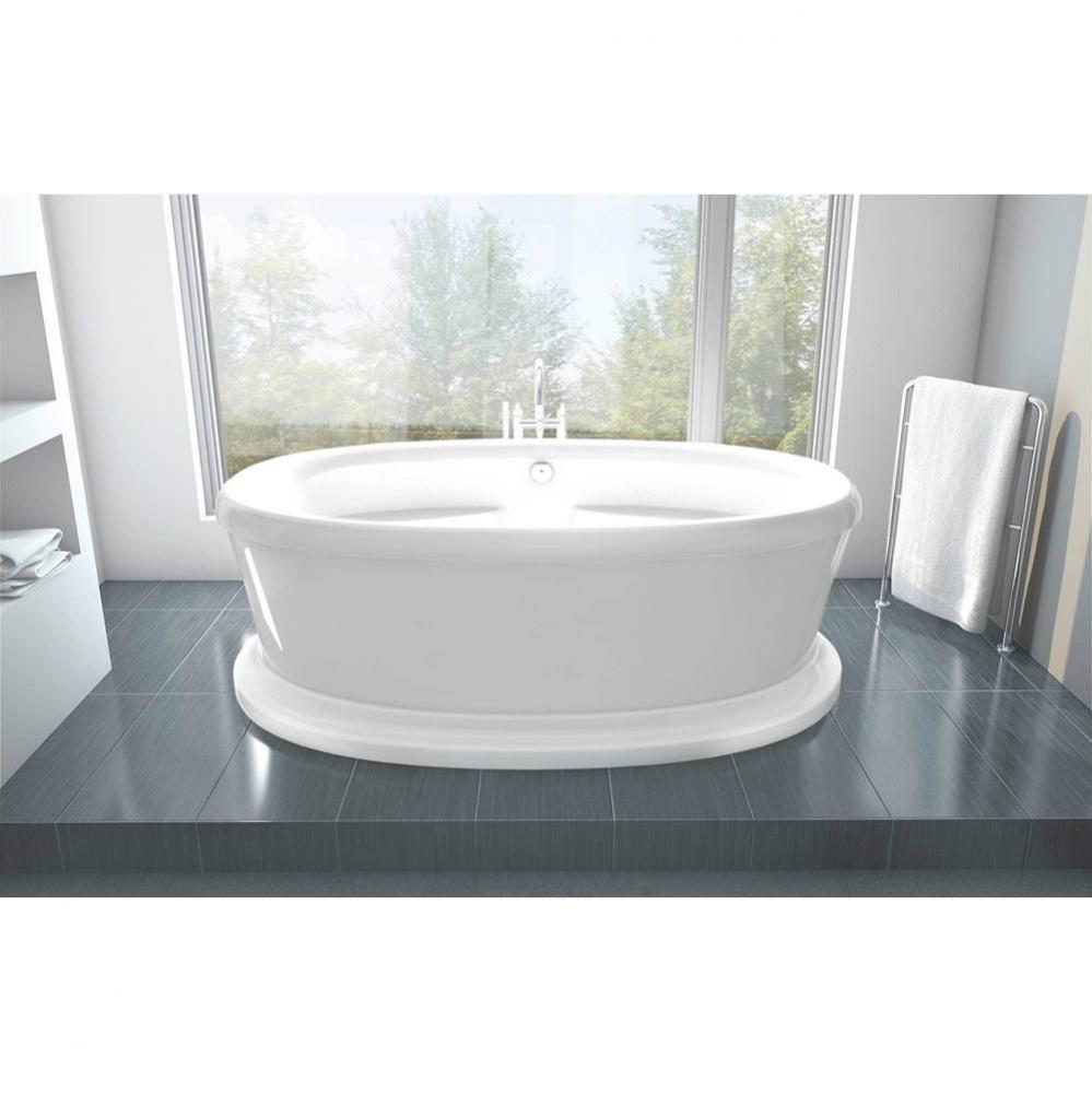 Legende Freestanding 71 x 41,5, Soaking Bathtub, Glossy White