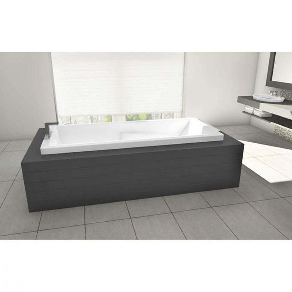 Liberty Deck Mount 72 x 32, ComfortAir Bathtub, Glossy White