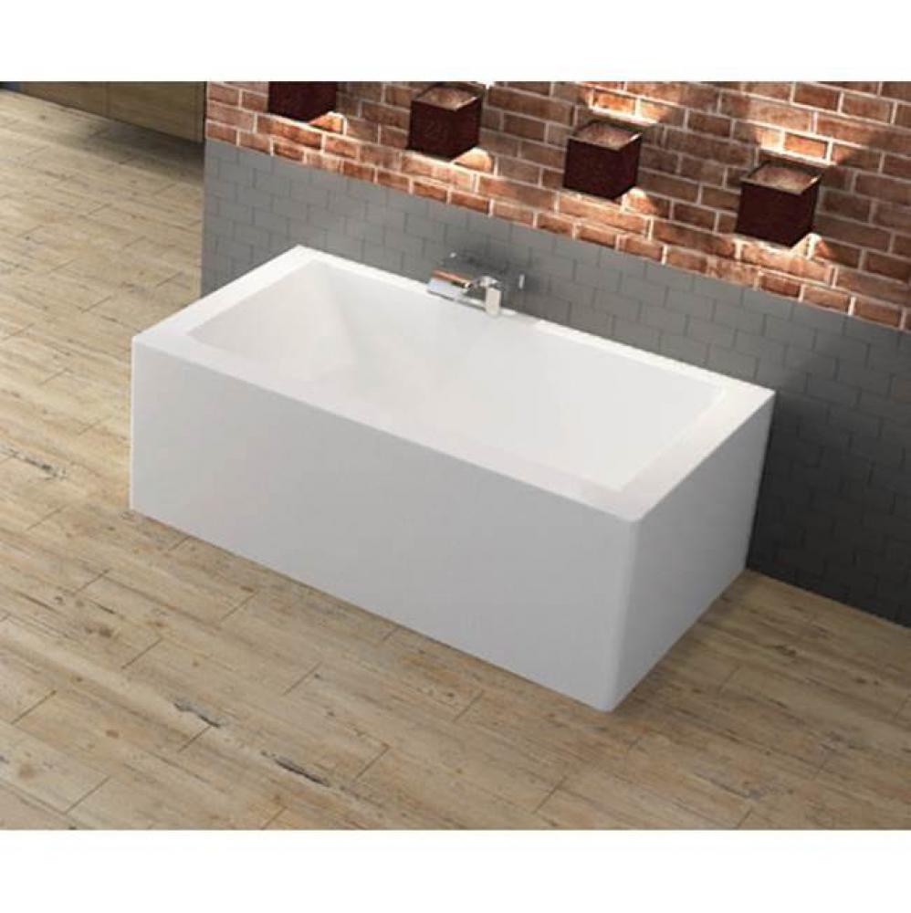 Loft 3 Sides 60 x 31, ComfortAir Bathtub, Glossy White