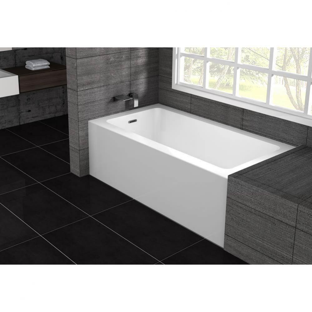 Pure Alcove 66 x 32, ComfortAir Bathtub, Glossy White