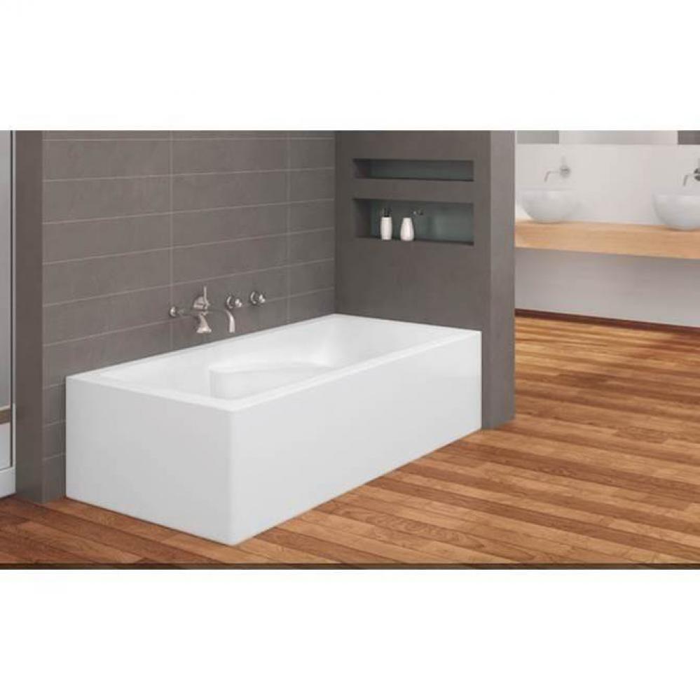 Suite Alcove 66 x 31, ComfortAir Bathtub, Glossy White