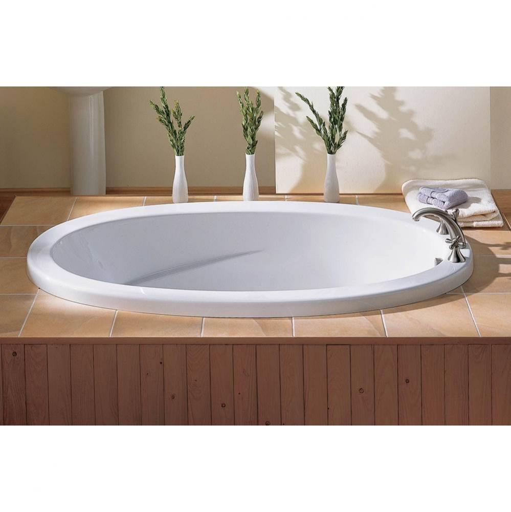 Rose Deck Mount 65 x 35, AeroMassage Bathtub, Glossy White