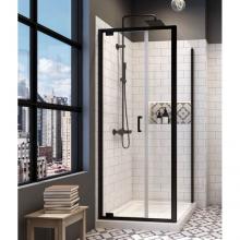 Oceania Baths AG42R36 - AGAYA shower door front 42, return 36, CHROME