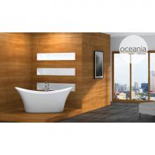 Oceania Baths FL6701 - FLORENCE, White, 67''x29''x29''