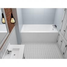 Oceania Baths LO6031RSFNS01 - Loft 6031 RH drain, skirt Front, Nano Sens, white