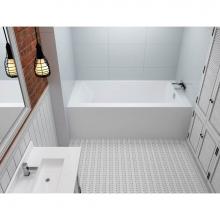 Oceania Baths LO6631LSFCA01 - Loft Alcove 66 x 31, ComfortAir Bathtub, Glossy White