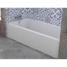 Oceania Baths PU603016L01 - Pure Alcove 60 x 30, Soaking Bathtub, Glossy White