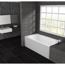 Oceania Baths PU6032LAM01 - Pure Alcove 60 x 32, AeroMassage Bathtub, Glossy White