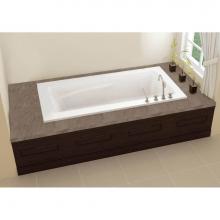 Oceania Baths SU6032SA01 - Sublime Deck Mount 60 x 32, SuperAeroMassage Bathtub, Glossy White