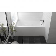 Oceania Baths SU6631RSFAM01 - Suite Alcove 66 x 31, AeroMassage Bathtub, Glossy White