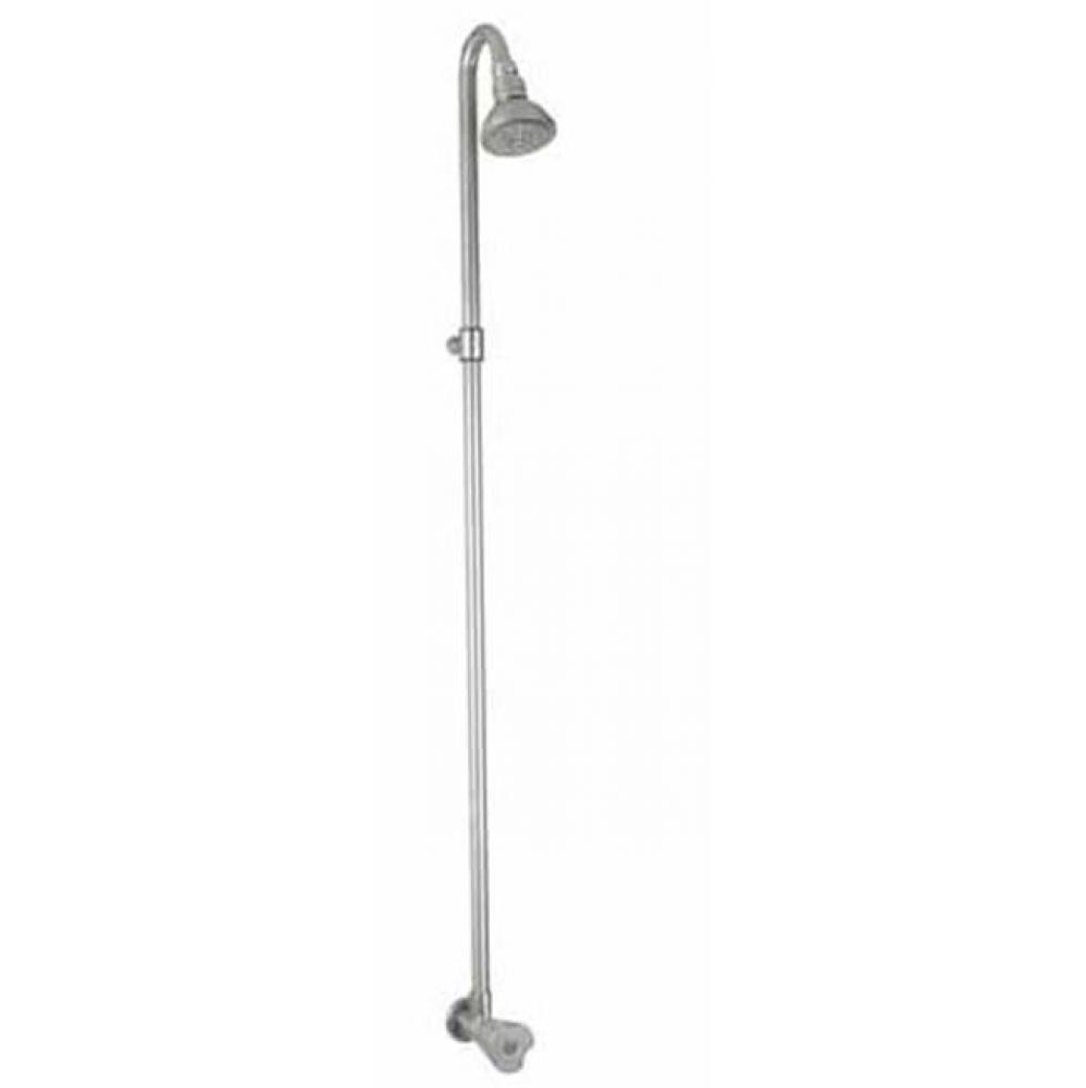 Wall Mount Single Supply Shower - ''Forza'' Manual Turn Valve, 3'' S