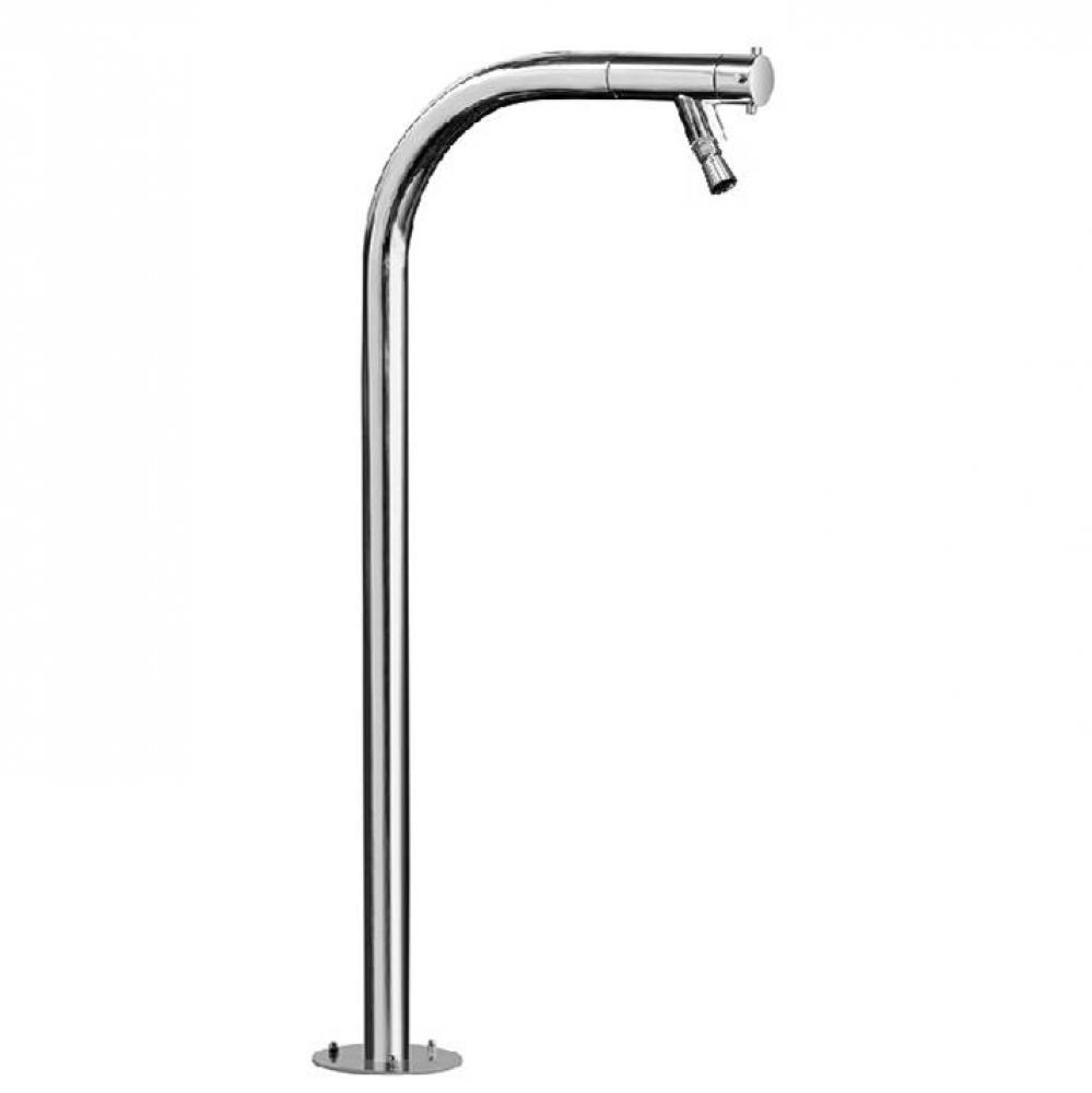 ''Spring'' Free Standing Single Supply Foot Shower