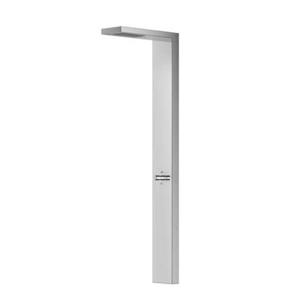 ''In & Out'' Wall Mount Single Supply Shower Panel - ADA Metered Push Valv