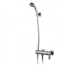 Outdoor Shower CAP-3121-HS - Wall Mount Hot & Cold Hand Spray - ''Romeo'' Lever Handle, Hand Spray, Hos