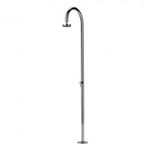 Outdoor Shower FTA-C50-HC - ''Origo'' Free Standing Hot & Cold Shower Unit - 5'' Chrome Show